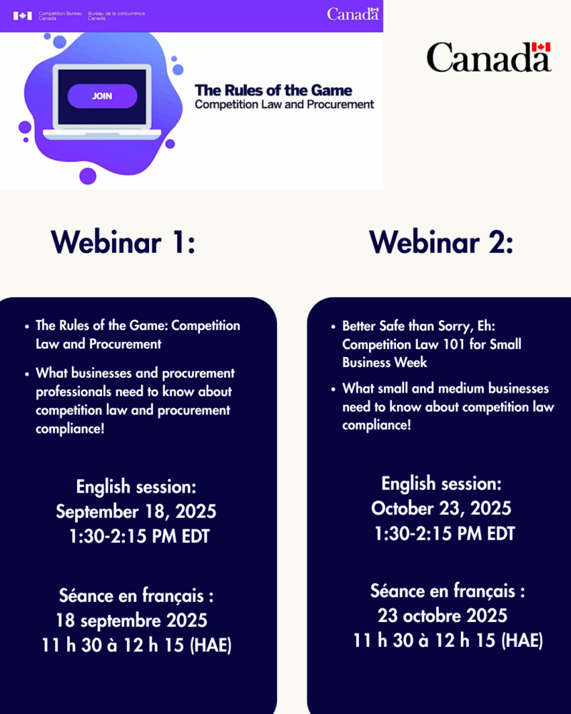 Competition law webinars